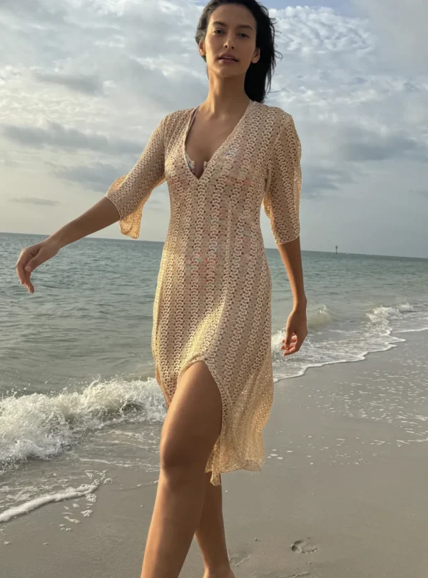 Hot en Mesh Cover-Up Dress Beach Dress | Coverups & Resortwear