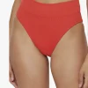 Outlet Becca Modern Edge Rib Hi Waist Bottom Hi-waist | Bikinis