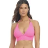 Online Bleu Pique Ole Banded Halter Top in Rosa, Palma Green, or Turq D+ | Bikinis