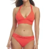 Fashion Bleu Ring Master Banded Halter Top Full Coverage | Bikinis