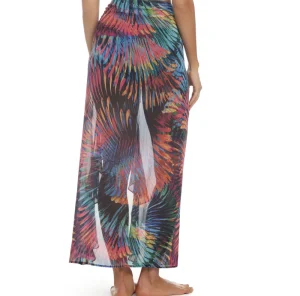 Hot Bleu Wild Thing Ruffle Sarong Pareos & Sarongs | Coverups & Resortwear