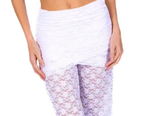 Discount Despi White Lace Skirt Beach Pants | Coverups & Resortwear