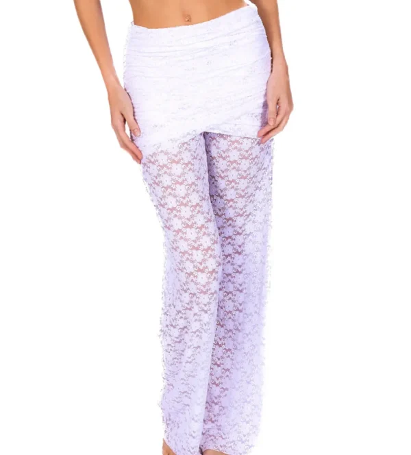 Discount Despi White Lace Skirt Beach Pants | Coverups & Resortwear