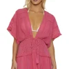 Fashion Siena Eyelet Trim Kimono ge Coverups & Resortwear