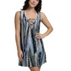 Outlet J Valdi Cascada Lace Up Sleeveless Dress Beach Dress | Coverups & Resortwear