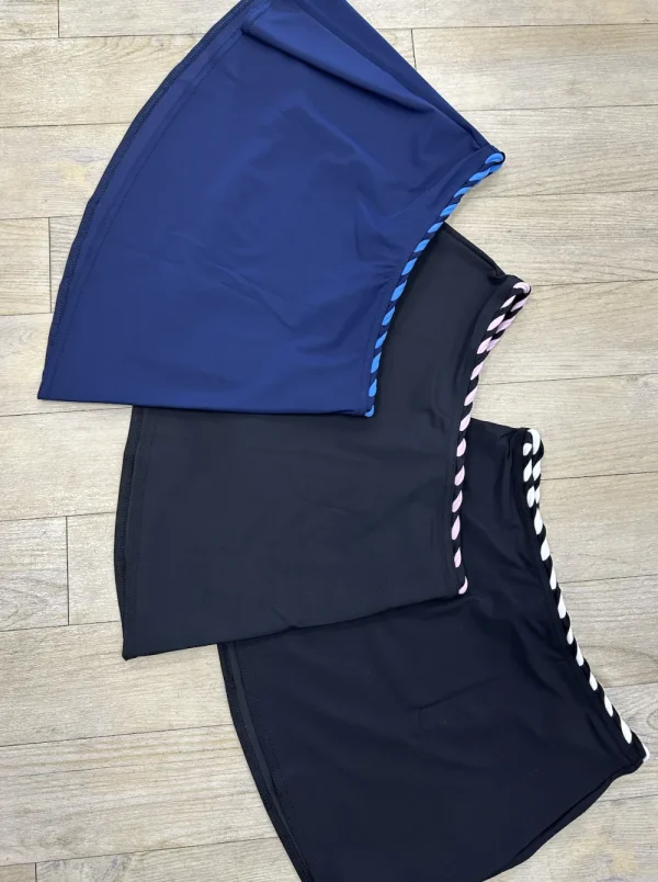 Discount Reed Swim Skirt Blk/Wht, Blk/Pink, or Navy Swim Skirts | Coverups & Resortwear