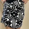 New Kuny Barcelona Swim Fabric Sarong Black & White Pareos & Sarongs | Coverups & Resortwear