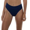 Online Love & Bikinis Turks & Caicos Hi Waist Bottom Navy Moderate Coverage | Bikinis