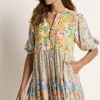 Discount Monte & Lou Mixed Floral Dress Dresses | Beach Dress