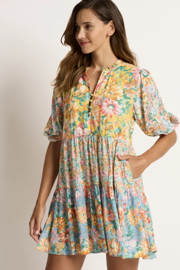 Discount Monte & Lou Mixed Floral Dress Dresses | Beach Dress