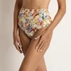 Online Monte & Lou Tropical Delight High Waist Bottom Moderate Coverage | Bikinis