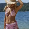 New Pq lfi Lace Triangle Top Pale Pink Triangle Top | Bikinis