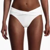 Clearance Robin Piccone Classic V-Bottom Black, White, or Malachite Full Coverage | Bikinis