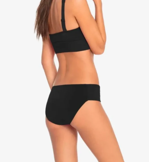 Clearance Robin Piccone Classic V-Bottom Black, White, or Malachite Full Coverage | Bikinis