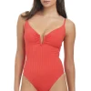 Outlet Refresh Rib V-Wire Plunge 1pc Red, Black, OR White One Piece