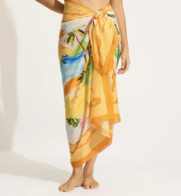 Fashion Sea Folly South Pacific Sarong Pareos & Sarongs | Coverups & Resortwear