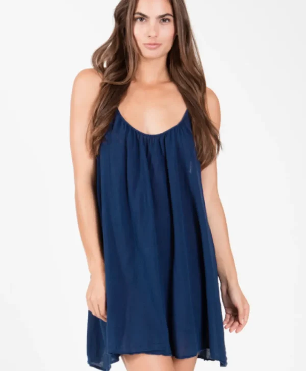 Clearance St.Barts Mini Dress in Pacific (Navy) Beach Dress | Coverups & Resortwear