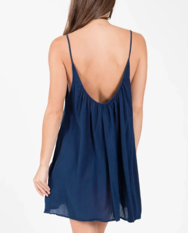 Clearance St.Barts Mini Dress in Pacific (Navy) Beach Dress | Coverups & Resortwear