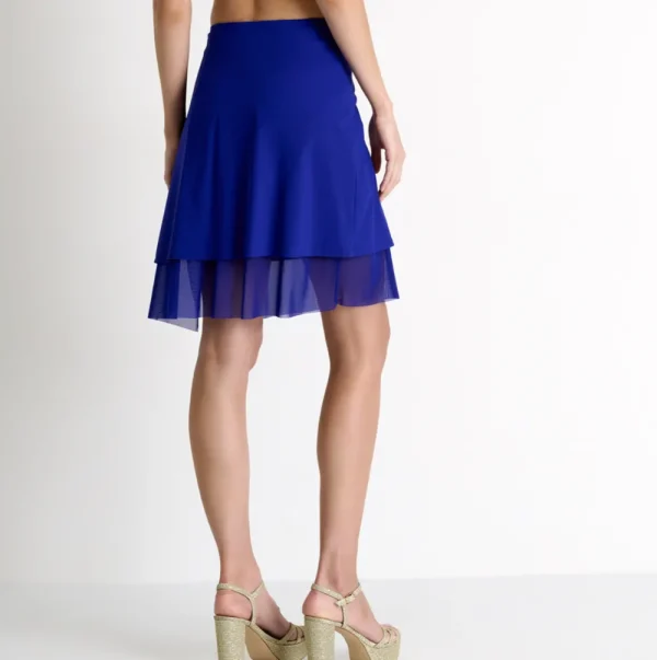 Outlet Swim Skirt With Mesh Pareo Marrakech Blue Swim Skirts | Pareos & Sarongs