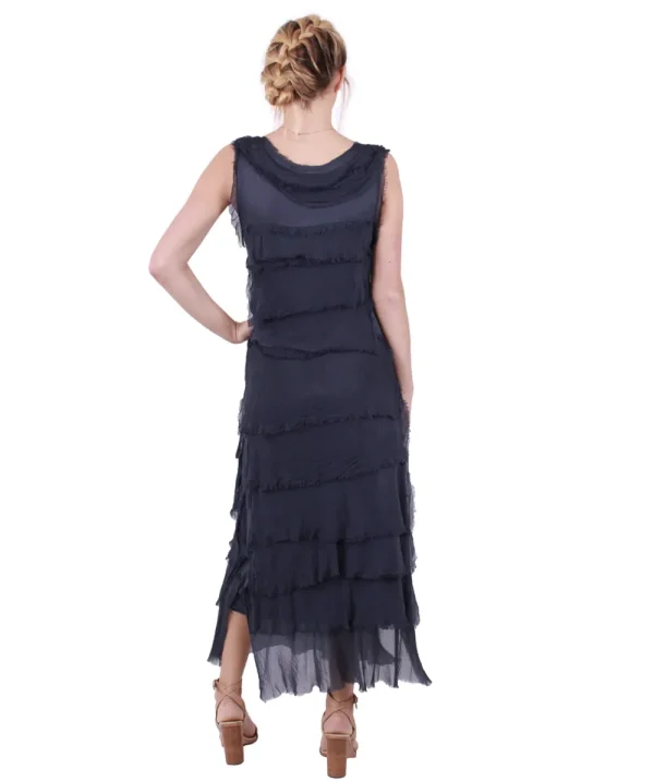 Outlet Silk Layered Maxi Dress Black, Pink, Navy, or White Dresses | Coverups & Resortwear