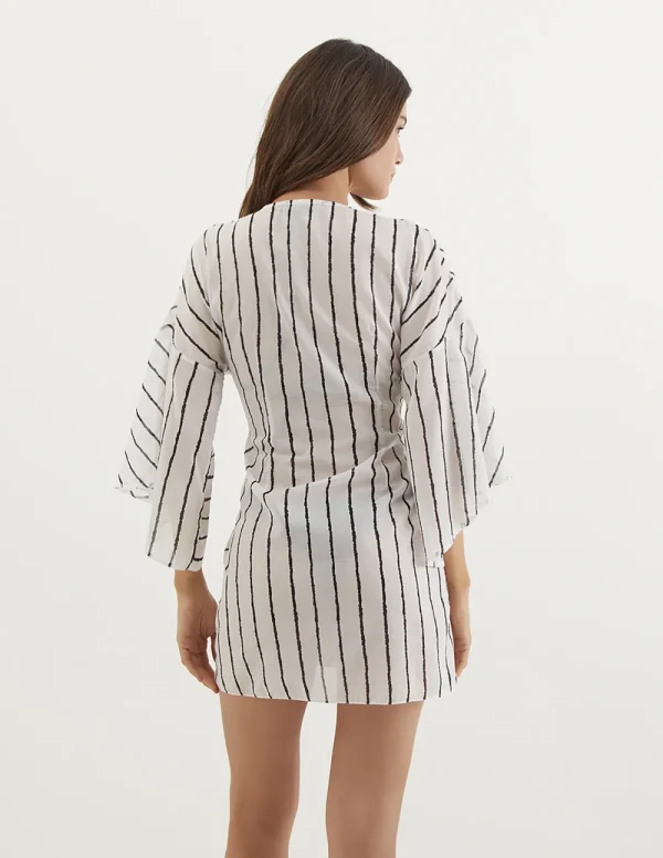 Sale Serpentine Stripe Perola Knot Cover Up Coverups & Resortwear